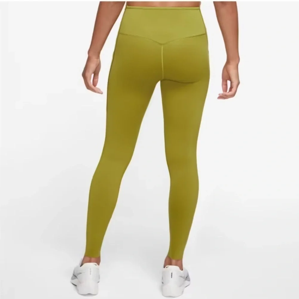 Nike Dri Fit Running Tight NWT High Rise Legging Women’s Green Chartreuse